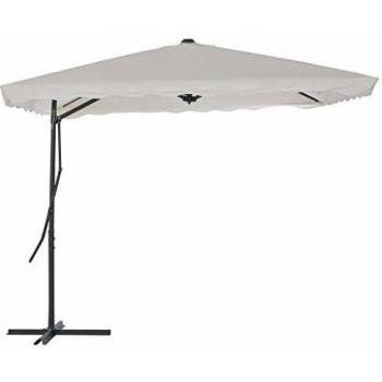 Outdoor Garden Parasol with Steel Pole 250x250 cm Sand
