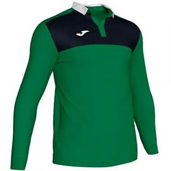 Joma Winner II Polos Caballero, Niños, Verde-Negro, 3XS
