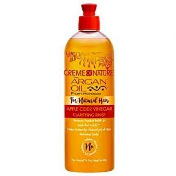 Champú Creme Of Nature con vinagre de sidra de manzana y aceite de argán, 460 ml
