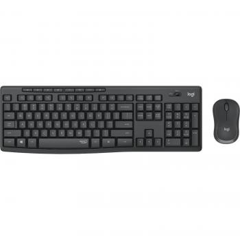 Logitech MK295 Teclado y Ratón Inalámbricos Silenciosos 2.4 GHz Croata/Esloveno Grafito