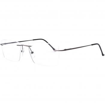 Rimless Square Light Gunmetal SmartBuy Collection Watson Asian Fit 984B 54 Fashion Unisex Eyeglasses