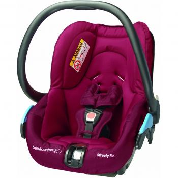 Bébé Confort Streety.Fix - Silla de auto, grupo 0+, 0-13 kg, color rojo