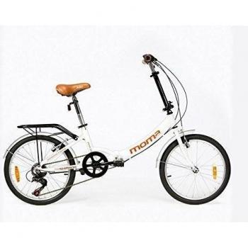 Moma - Bicicleta Plegable ruedas 20 SHIMANO. Aluminio, con bolsa de transporte