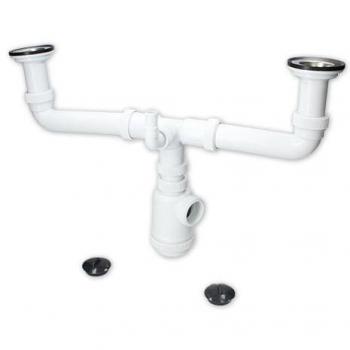 Sifón doble extensión con válvula 1-1/2 32/40 FNK