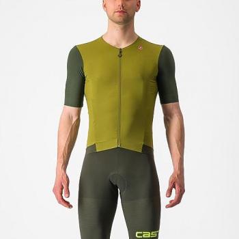 Maillot Castelli Premio Manga Corta Verde Oscuro S