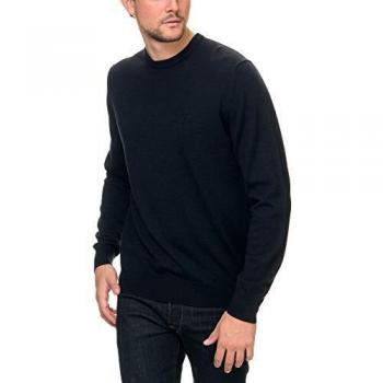 Fred Perry Hombres Puente de Cuello Redondo de Lana S Indigo