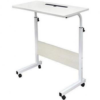 SogesHome Mesa de Ordenador Portatil 60 * 40cm con Ranura para Tableta,Escritorio de Altura Regulable,Mesa Auxiliar portátil para sofá Cama,05#3-60MP-SH