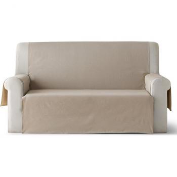GAMUSI - Funda cubre sofá / chaise longue, liso algodón combinado tacto extra suave resistencia superior y fácil cuidado