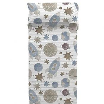 Colcha Bouti Infantil Orion Naturals 200x260 cm con Ligero Relleno y Funda de Cojín 50x50 cm, Fabricado en España