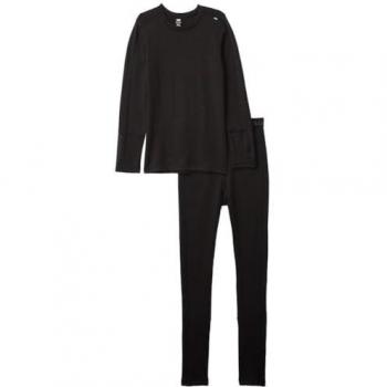 Helly Hansen Junior Lifa Merino Midweight Base Layer Set Black 152/12