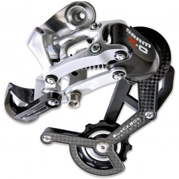 Sram - Cambio Trasero X.0 Carbon-16 9V 1:1 Caja Corta Plata