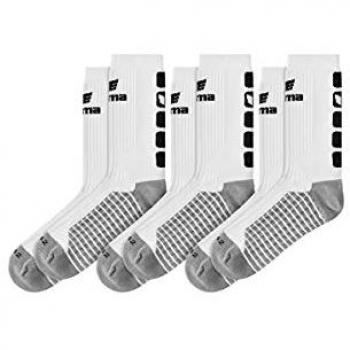 Erima Classic 5-C Socks 3-Pack - White/Black Unisex