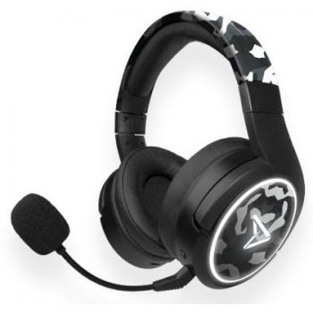 Auriculares Gaming Inalámbricos Bluetooth Steelplay Impulse Camo con diseño camuflaje, sonido envolvente, micrófono incorporado y compatibilidad con múltiples dispositivos