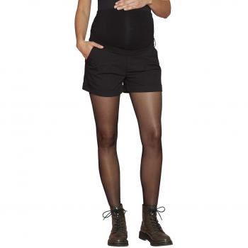 VERTBAUDET Short para Embarazo de crepé vaporoso Negro 36
