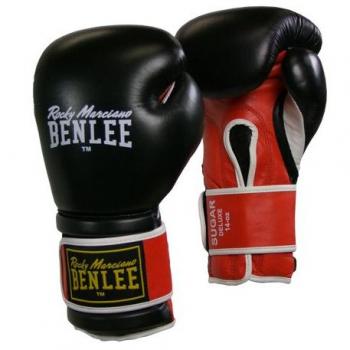 Boxing gloves Benlee Sugar Deluxe 16 oz unisex Black / Red