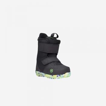 Nidecker Micron Mini Black 175 - Botas de Snowboard Junior BTS Micron Mini, color negro, talla 175