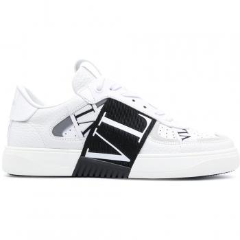 Valentino Garavani Women's Vl7N Leather Sneakers in White | Size 8 US | 5W2S0V66WRQ24P
