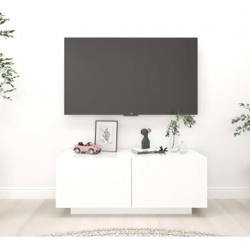 vidaXL TV Cabinet White 100x35x40 cm Engineered Wood