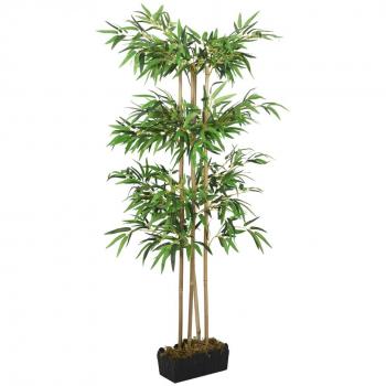 Árbol de bambú artificial con 988 hojas verde 150 cm