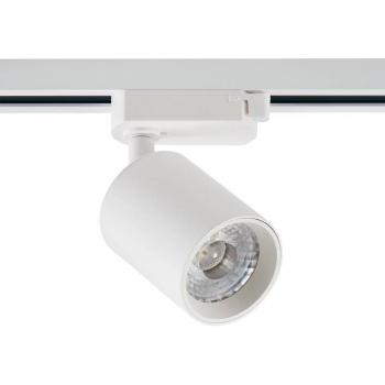 Foco carril monofásico LEDBOX Pike Rail LED 10W 5-CCT Triac regulable 3000-4000-6000K