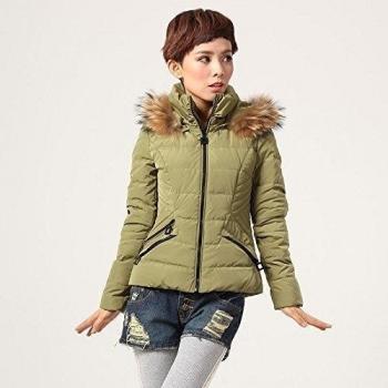 WJP mujeres ultra ligero de la chaqueta poco voluminoso abajo Outwear amortiguar por la chaqueta W-2334
