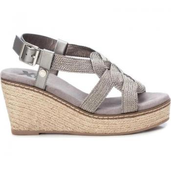 Sandalias de Mujer XTI 141441 Gris Esparto Cuña - Cómodo y de Calidad