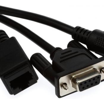 Marshall Electronics CV620-CABLE-06 RJ-45 to 8-Pin RS-232 & D-Sub 9 Connector Adapter Cable