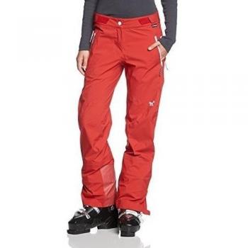 Maloja Funktionshose MaschaM. - Pantalones de esquí para mujer, color rojo, talla L