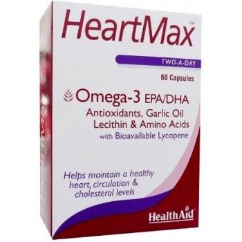 HeartMax Health Aid - Suplemento para la Salud del Corazón, 60 Cápsulas