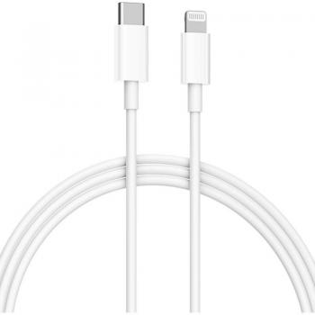 Cable USB 2.0 Tipo-C a Lightning Xiaomi BHR4421GL, conector USB Tipo-C Macho a Lightning Macho, longitud de 1 metro, color blanco