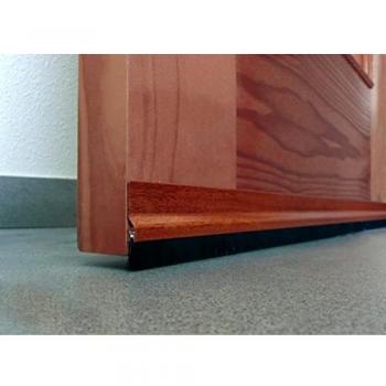 BURLETE BAJO PUERTA ADHESIVO CEPILLO BURCASA 092CM SAPELI 127500 ALUMINIO