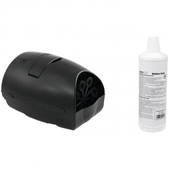 Máquina de Burbujas Compacta EUROLITE B-55 con 1 litro de Líquido para Burbujas - Funciona a Pilas o Conectada a la Red