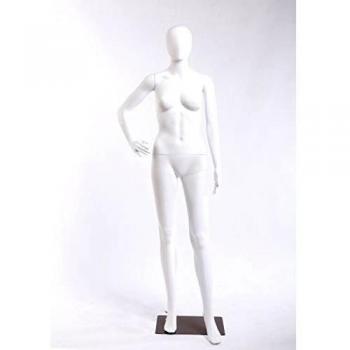 Euroton pantalla FC de 11white Blanco femenina Maniquí beweglich Mate blanco