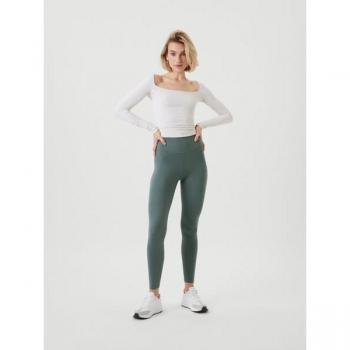 Björn Borg Studio High Waist Comfort Tights Green, XS