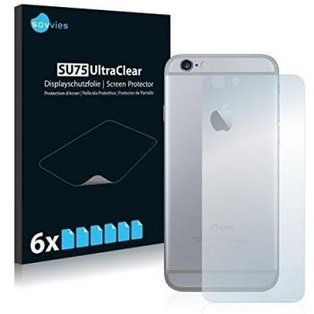 savvies Protector Pantalla Compatible con Apple iPhone 6 Trasera