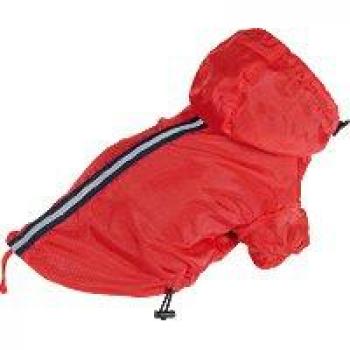 Chubasquero reflectante para perros Rojo 20 cm