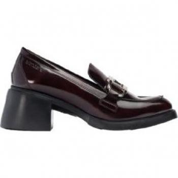 Mocasines de piel KIMBA burdeos para mujer, marca Wonders - ¡Elegancia y comodidad en tus pies!