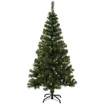 Árbol LED Ottawa de exterior 1,5m con luz cálida y protección IP44