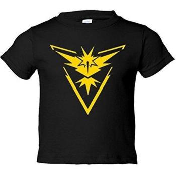 Camiseta niño Pokemon Go equipo Instinto Instinct amarillo - Negro, 12-18 meses