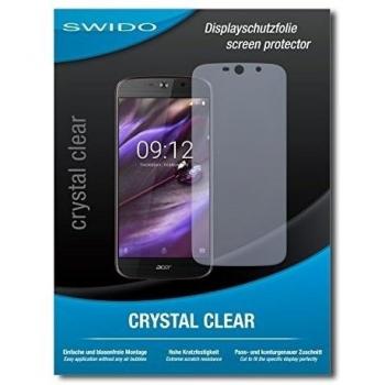 2 x swido® Displayschutzfolie Acer Liquid Jade 2 Schutzfolie Folie CrystalClear unsichtbar