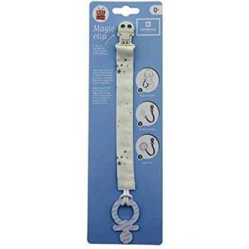 Cambrass Cadena Chupete, Sky Gris/estrella, 2x21.5 CM