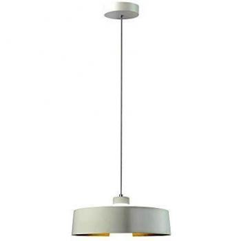 Lámpara Colgante LED de Metal 7W Color Blanco 4000K con Difusor Acrílico Ø340mm