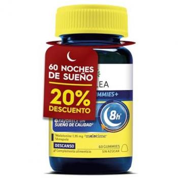 Aquilea Sueño Gummies 60 Comprimidos - Melatonina, MelotimeTM, Melissa, Passiflora, Amapola de California, Vitamina B6 y Pectina - Salud y cuidado del sueño