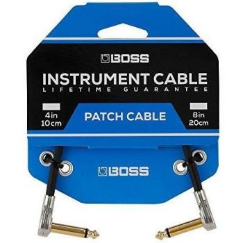 Cable Patch Mono de 10 cm Boss con Conectores Pancake
