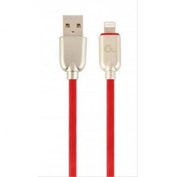 Cable de Carga y Sincronización USB a Lightning para iPhone, 1 Metro, Color Rojo, USB 2.0