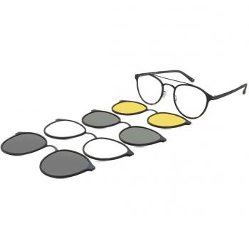 Gafas Recetadas Anti-Azules para Hombre con Clip-On de Plástico Careyshell - SmartBuy Collection