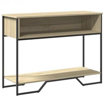 Mesa Consola Roble Sonoma 100x35x74,5 cm en Aglomerado