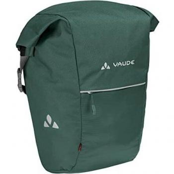Vaude Bike Alforja Road Master Roll-it 18+4l - Alforja para bicicleta, capacidad de 18 litros más 4 litros adicionales, sistema de montaje fácil y rápido, impermeable, fabricada con materiales reciclados,