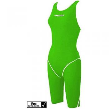 Head SWS Racing Knee - Bañador para Mujer, Color Verde, Talla 46