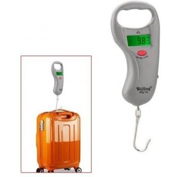 SODIAL(R) Balanza Bascula Digital 45kg LCD para Equipaje Maletas Pesca Compras a Mano